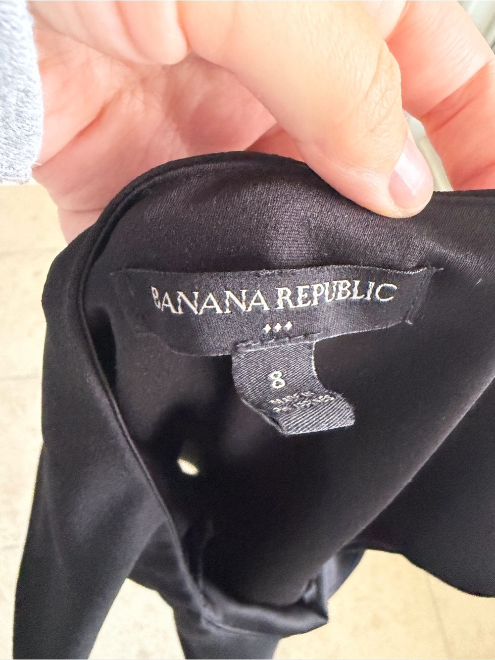 Banana Republic Cocktail Attire One-Shoulder Black Ruffle Dress - Picture 3 of 4